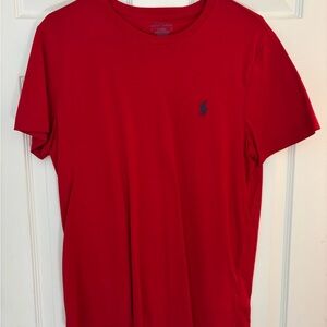 Polo by Ralph Lauren Men's Red Short Sleeve Tee
